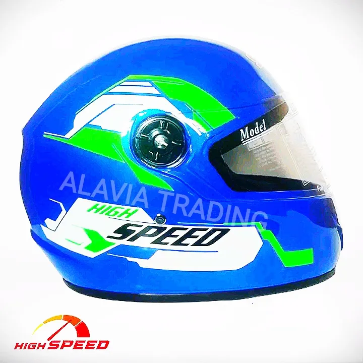High-Speed%20Motorcycle%20Helmet%20sfm%20Full-Face%20with%20Washable%20Liner%20-%20Blue%20with%20Green%20Graphics,%20New%20-%20Image%202