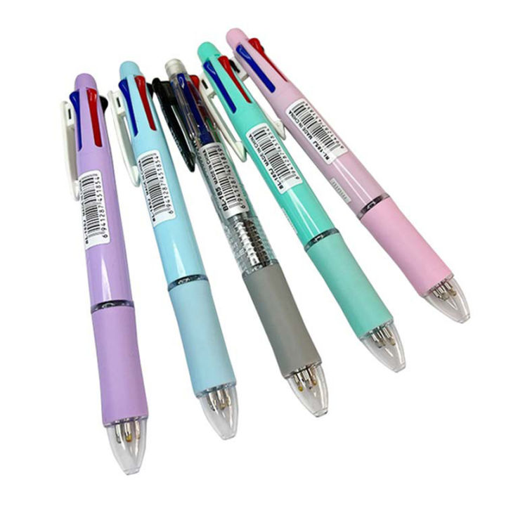 5%20In%201%20Multicolor%20Ballpoint%20Pens%20Creative%204%20Color%20Ball%20Pen%20Refill%20and%20Pencil%20Lea%20Layor%20-%20Image%205
