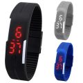 Women Men Casual LED Digital Display Silicone Band Dashboard Sports Wrist Watch Fashion watch for lovers. 