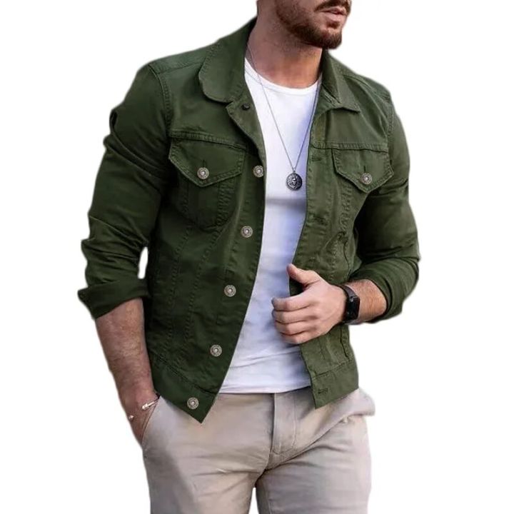 Men's%20Jacket%202023%20New%20Mens%20Denim%20Jacket%20Slim%20Fit%20Fashion%20Casual%20Pocket%20Jacket%20Coat%20Men%20Handsome%20Spring%20Autumn%20Classic%20Red%20Coat%20-%20Image%203