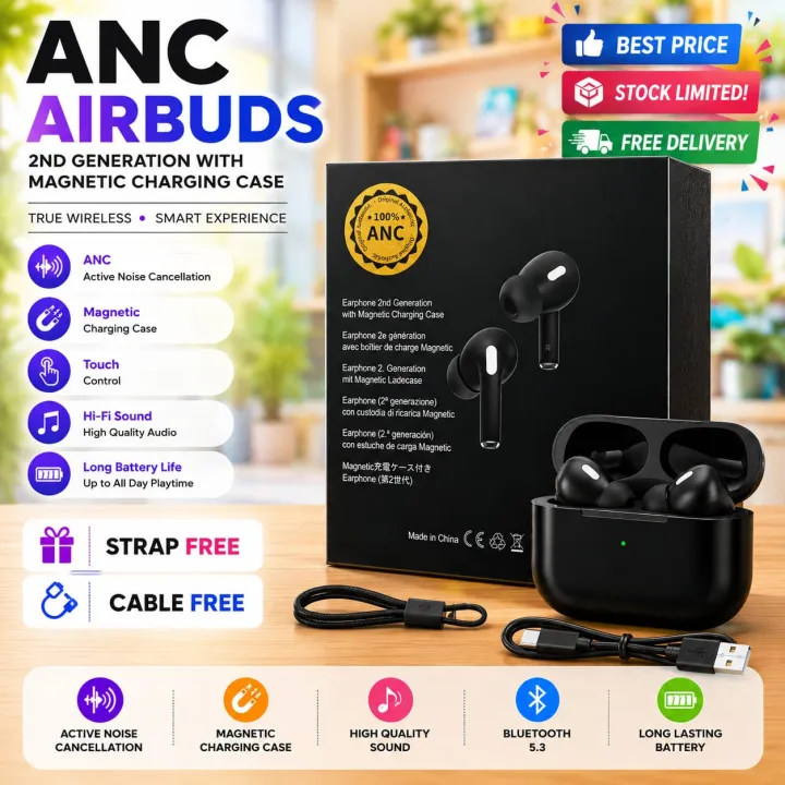Airpods%20Pro%20/%20tws%20Black%20edition%20wireless%20earbuds%20Bluetooth%20replica%20bluetooth%20headphone%20-%20Image%202