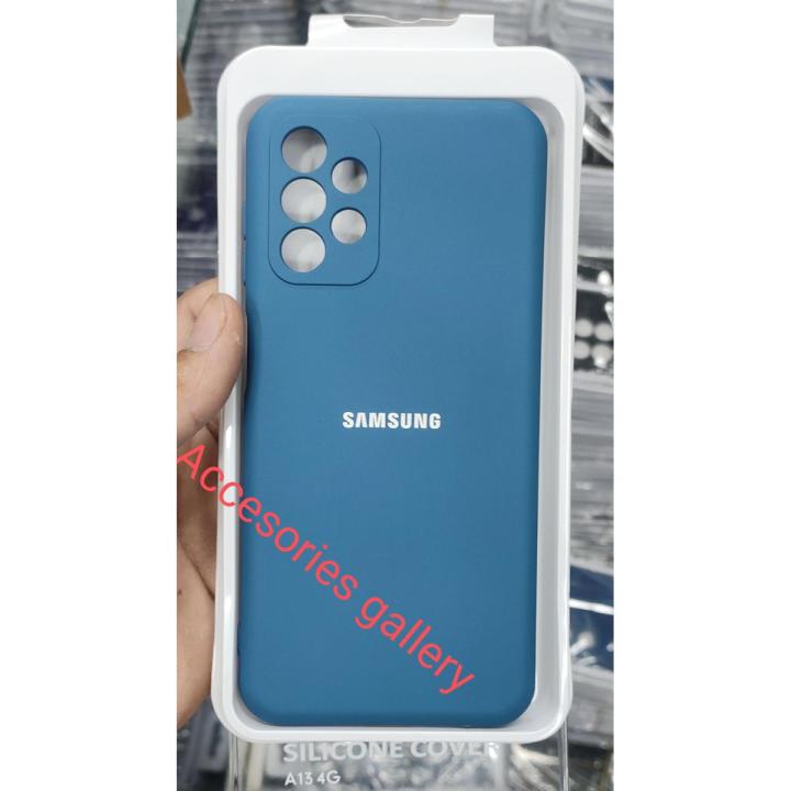 For samaung galaxy A13 4G Silky And Soft Touch Finish With Camera  Production Soft SILICONE COVER