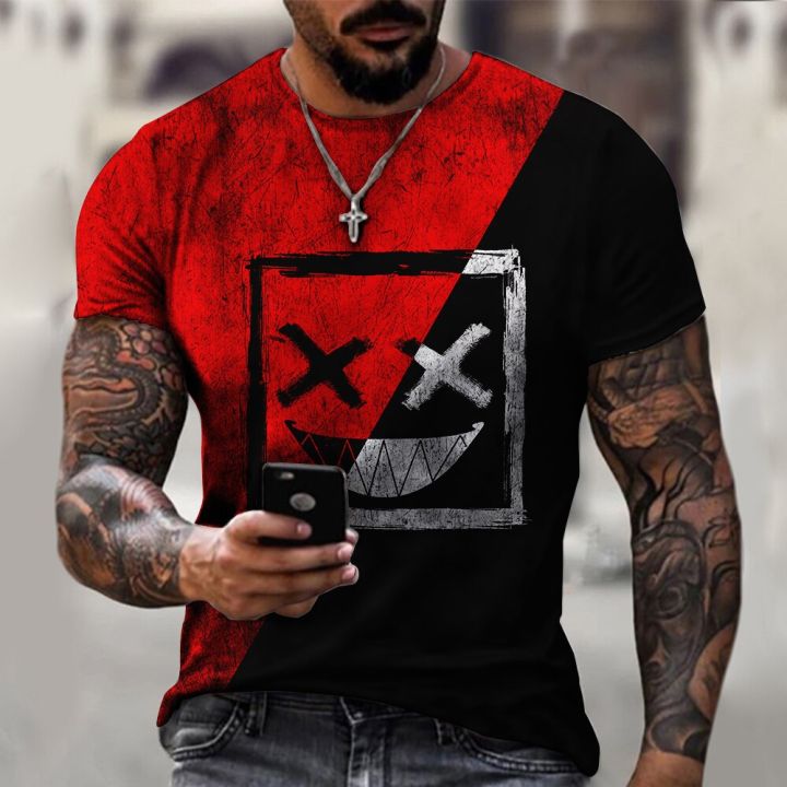handsome%20XOXO%20pattern%203d%20printed%20T-shirt%20summer%20fashion%20men's%20street%20casual%20trendy%20sweatshirt%20male%20O-neck%20T-s%20-%20Image%205
