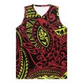 Polynesian Tribal Samoan Totem Tattoo Samoa Prints Mens Basketball Jersey Tropics Shirts Multiple Choices Multicolor Attract Eye. 