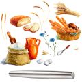 13 Inch Rolling Pins Smooth Stainless Steel Tapered Design Rolling Pins. 