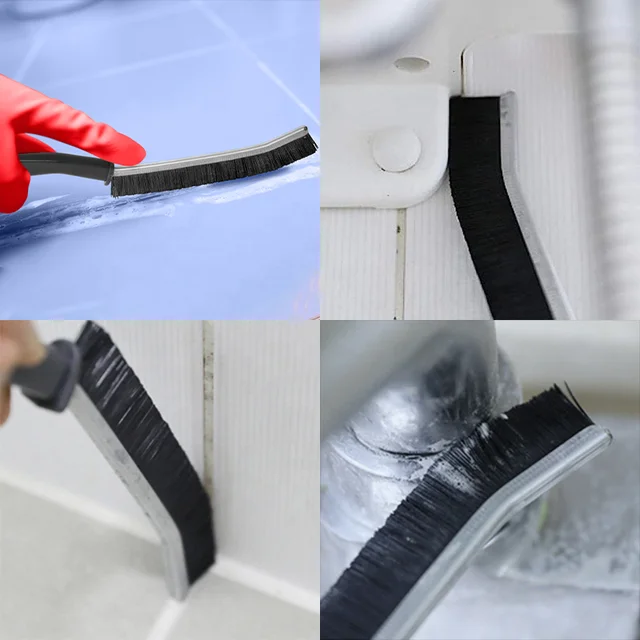 1/2 Pcs Hard Bristle Crevice Cleaning Brush Multifunctional Gap Scrub Brush Crevice Gap Cleaning Brush with Hard Bristles for The Dead Corners