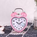 Bell Table Alarm Clock Love Shape - Wall Clock. 