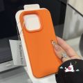 Luxury Candy Color Shockproof Soft Cover Compatible for IPhone 16 15 13 11 14 12 Pro Max 16 15 14 Plus XR X XS Max 12 11 Pro Frosted Imitation Skin Pattern Simple Solid Color Case. 