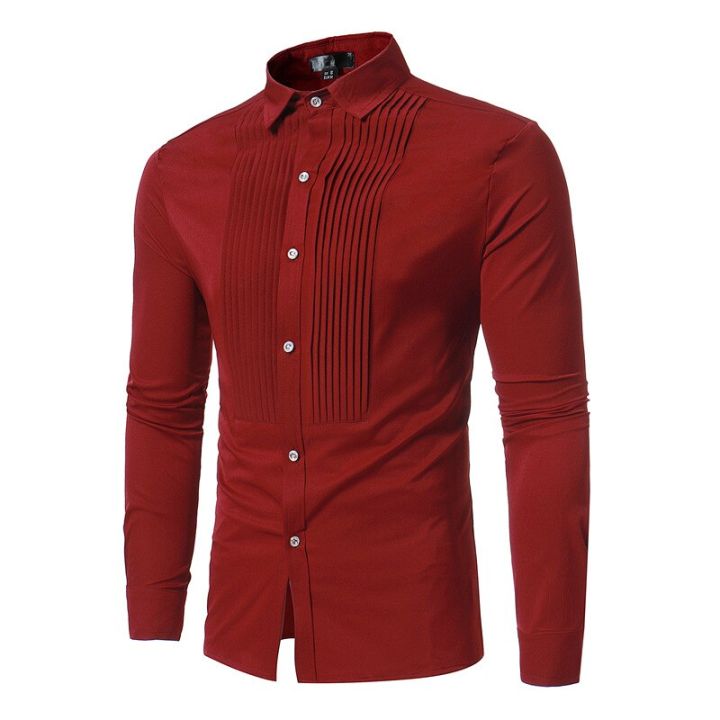 Royal%20Blue%20Wedding%20Tuxedo%20Shirt%20Men%202023%20Brand%20Fashion%20Slim%20Fit%20Long%20Sleeve%20Mens%20Dress%20Shirts%20Business%20Casual%20Chemise%20Homme%20-%20Image%207