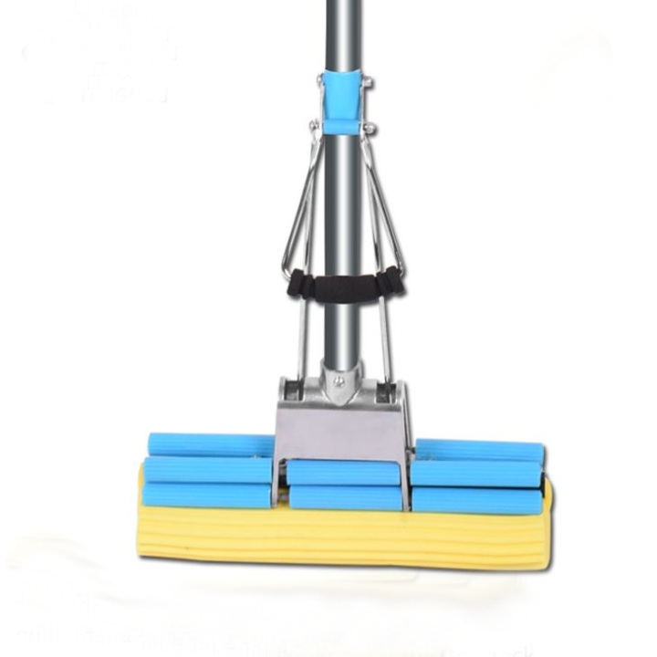 PVA Extendable Mop Double Roller Sponge Foam Rubber Mop Floor Super Cleaner