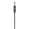 Headphone extension cord-2 x Headphone cable For Sol Republic Master Tracks HD V8 V10 V12 X3-Black. 