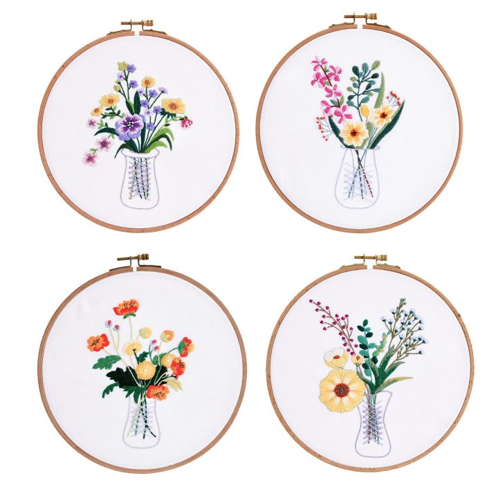 Embroidery Kit with Pattern for Beginners, Kits