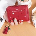 Stylish and Fashionable Ladies Hand Bag for Women - Mini Zipper Wallet for Women/ Wallet Purse for Girls Simple - Female Short Purses for Girls. 