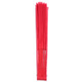 Bamboo structure of Tai Wushu martial arts hand Fan Red. 