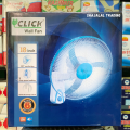 CLICK Wall Fan 18" Blue 90 Degree Oscillation.
