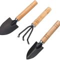 Garden Tools Set 3Pcs Mini Garden Tools Small Shovel/Rake/Spade for Plant Potted Transplanting Flowers and Digging.