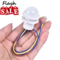 PIR Infrared Motion Sensor Switch 110/220V Auto on Off Light Switch PIR Sensor Detector Light Switch Led Sensitive Night Lamp.
