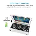 IPad Pro 9.7 Keyboard Case F19 Wireless Bluetooth Air 2 Keyboard Cover With Auto Sleep / Wake IPad Air 2/Pro 9.7 Inches(Sliver). 