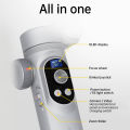 AOCHUAN Smart X Pro Gimbal Handheld Stabilizer for Smartphone OLED Display Wireless Charging Inception Mode(SmartXPro White). 