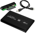 3.5 Inch HDD External Case USB 2.0 SATA Hard Drive Enclosure Metal Shell. 