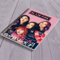 BLACKPINK Kpop Spiral Bounded Rulled Notebook Diary A5 Size (Multicolor). 