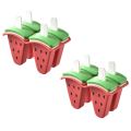 Ice Cream Popsicles Mold Watermelon Shaped Ice For Molds.