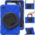 Silicone Hybrid PC Tablet Case with Holder & Shoulder Strap For Samsung Galaxy Tab A9.