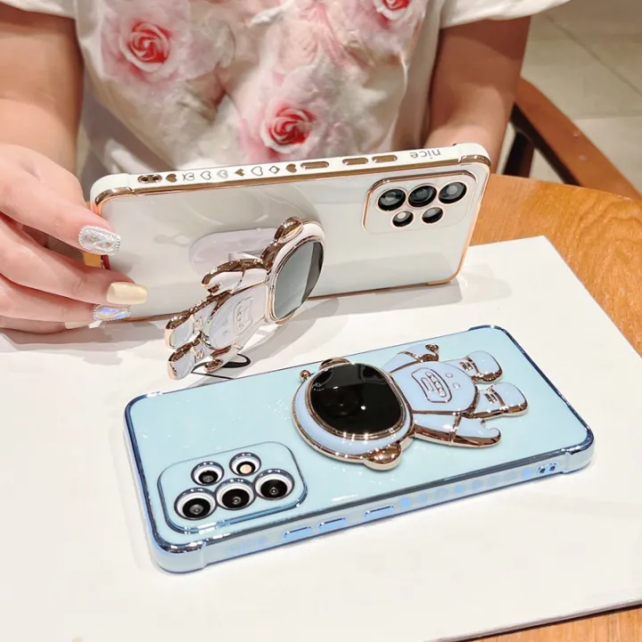 Side%20Electroplating%20Love%20for%20Samsung%20A34%20Phone%20case%20S23%20Fine%20Hole%20All-Inclusive%20A53%20Astronaut%20Bracket%20Protective%20Cover%20-%20Image%204