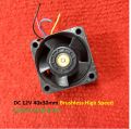 Cooling Fan Dc 12V 40X30Mm Brushless Heatsink Cooler Cooling Radiator Heat Dissipation Fan With Cable For Heat Controller 3D Printer Cnc Machine. 