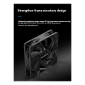 12cm Chassis Fan PWM Control 1800rpm Silent Computer Case CPU Cooler Heatsink 12cm Cooling Fan. 