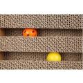 Fun Pet Cat Scratching Post Cardboard, Grinding Claw Toys With Bell. 