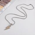 【3C VictoryEagle】N XL men's jewelry ins necklace personality lightning pendant accessories chain women.