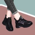 Women's Shoes Flatform Sole Elevated Casual Shoes Korean Version Student Platform Sneakers Mom Square Dance Running Shoes Girls. 