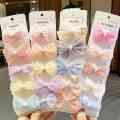 （NEW）5Pc/Set Cute Baby Hair Clips Princess Party Baby Girl Kawaii Accessories Children Barrettes Hair Accessories Set For Kids. 