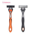 GOOD MAX icebreaker 3-layer blade manual razor razor non-geely beard razor blade three-head. 