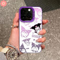 Creative Graffiti Cute Kuromi Case for Infinix Hot 40i 30i 10 9 11 Pro Play Smart 8 6 7 5 Pro Plus Pop 8 7 Tecno Spark GO 2024 20 10 Pro 20C 10C Note 12 G96 40 30 Pro Couples Case. 