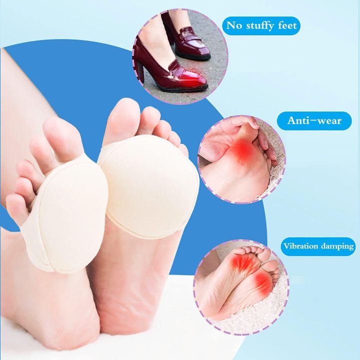 Metatarsal%20Pads%20Ball%20of%20Foot%20Cushions%20Forefoot%20Pads%20Fabric%20Forefoot%20Pads%20Foot%20Pads%20for%20Pain%20Relief%20High%20Heel%20Toe%20Pads%20Women%20High%20Heels%20Invisible%20Socks%20Men%20Sponge%20Cushion%20Socks%20-%20Image%202