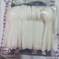 One time Disposable Plastic spoon 100 pcs (mini). 