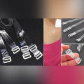 Transparent Rubber and Plastic Bra Strap. 