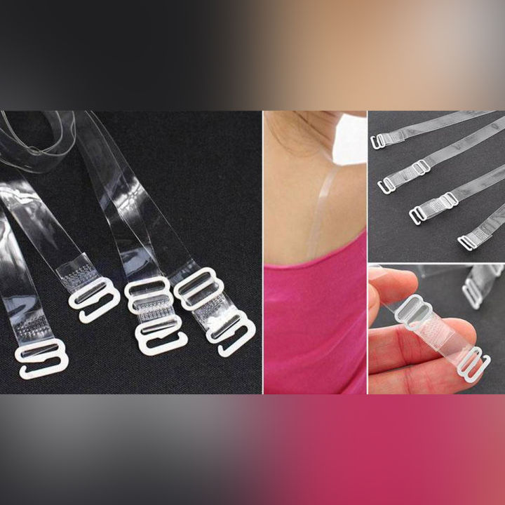 Transparent Rubber and Plastic Bra Strap