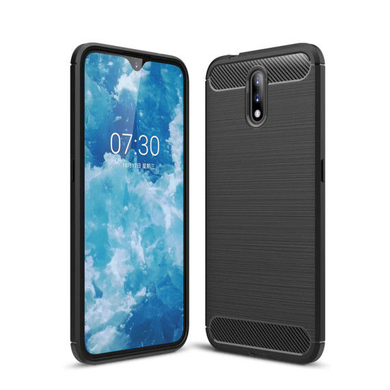 For NOKIA 2.3 carbon case Shockproof Clear back Cases Coverfor Back Cover  Phone Cases For NOKIA 2.3 back cover