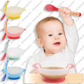 First Bite Baby Feeding Bowl with Spoon (Multicolor). 