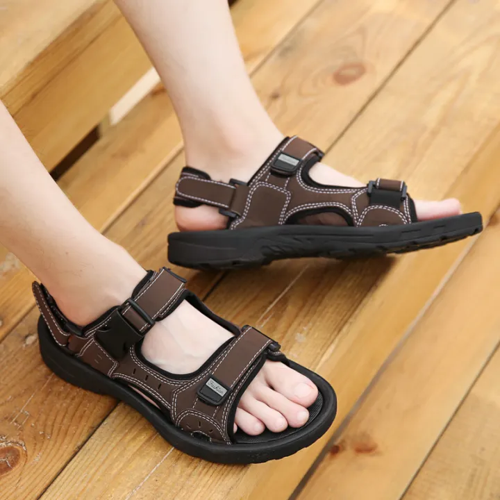Sandals%20Men's%20Summer%202023%20New%20Student%20Open%20Toe%20Casual%20Versatile%20Velcro%20Ultra%20Light%20and%20Super%20Soft%20Non-Slip%20Beach%20Shoes%20-%20Image%202