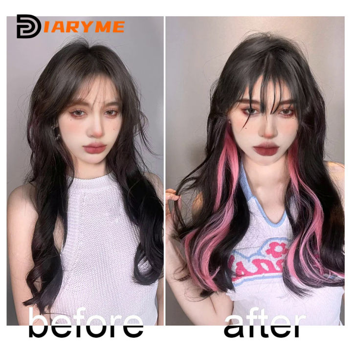 Colorful%20Hair%20Extensions%20Curly%20One%20Clip%20in%20Synthetic%20Long%20Hairpiece%20For%20Girls%20Women%20Kid%20Multi-colors%20Party%20Highlights%20Wig%20Piece%20-%20Image%205