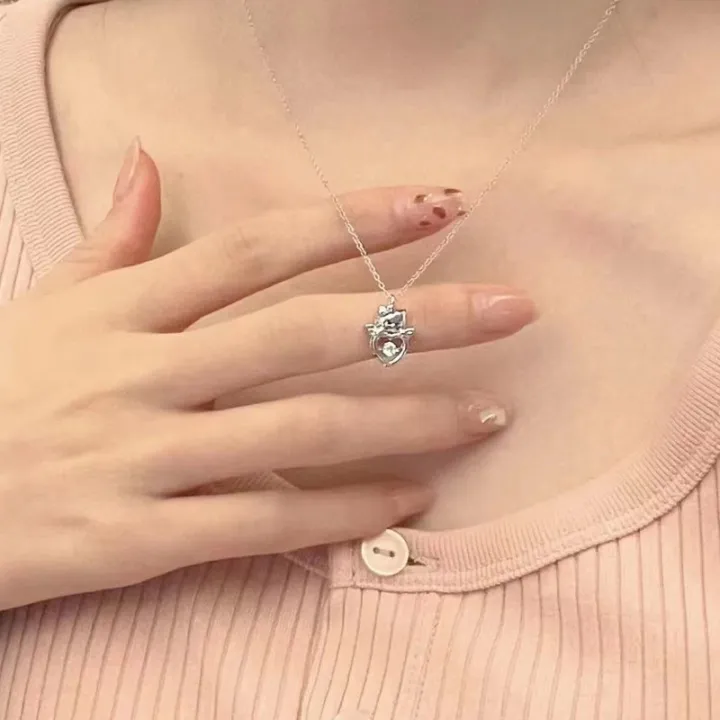 Titanium%20Steel%20Sanrio%20Hello%20Kitty%20Cat%20Necklace%20for%20Women%20Cute%20and%20Smart%20Gift%20for%20Best%20Friend%20Girlfriend%20Sweet%20Clavicle%20Chain%20-%20Image%203