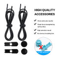 Elastic No Tie Shoelaces Safety Reflctive Threads Adjustable Lock Tieless Shoe Laces Night Walk Running Shoelaces. 