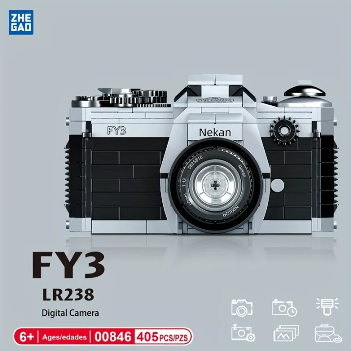 Building%20Blocks%20Creative%20Series,%20Simulation%20Retro%20SLR%20Polaroid%20Camera%20Micro%20Particle%20Assembly%20Model,%20KankongAgu%20-%20Image%203