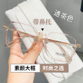 New Anti-Blue Light Glasses Men and Women Korean Fashion Xiaohongshu Plain Glasses Frame Glasses for Students Myopia Frame. 