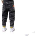 Boy's Jeans Spring Thin New Style Pants Big Boy Children Autumn Loose Stretch Trousers Korean Version. 