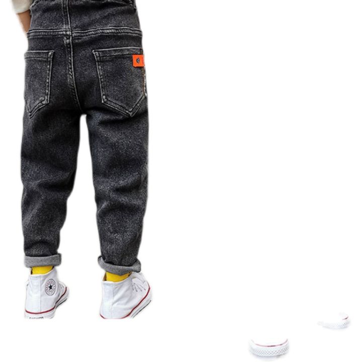 Boy's%20Jeans%20Spring%20Thin%20New%20Style%20Pants%20Big%20Boy%20Children%20Autumn%20Loose%20Stretch%20Trousers%20Korean%20Version%20-%20Image%205